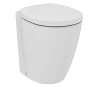 Ideal Standard Concept Freedom White Boxed Rim Round Comfort Height Back To Wall Toilet Set With Soft Close Seat & Concealed Cistern