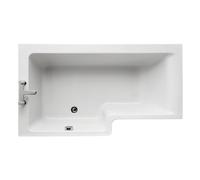 Ideal Standard Concept Space Gloss White Left-Hand Easy Access Bath (L)1495mm (W)695mm