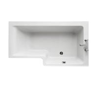 Ideal Standard Concept Space Gloss White Right-Hand Easy Access Bath (L)1495mm (W)695mm