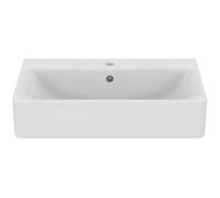 Ideal Standard Connect Cube Wash Basin 650mm E7729, 1 tap Hole, Colour: White