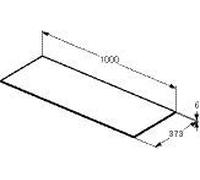 Ideal Standard Console Unit CONCA 1000x6x373mm Stone Grey