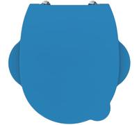 Ideal Standard D Shaped Toilet Seat Contour 21 Duroplast Crystal Blue Plastic S3123 S453336