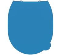 Ideal Standard D Shaped Toilet Seat Contour 21 Duroplast Crystal Blue Plastic S453636