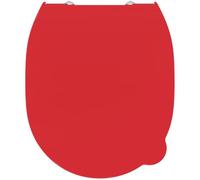 Ideal Standard D Shaped Toilet Seat Contour 21 Duroplast Red Plastic S4536GQ