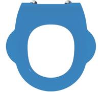 Ideal Standard Contour 21 Schools Toilet seat Ring for Kids 3-7 yrs - Blue | Toilet seat with side handles for improved user-friendliness, S454236