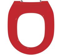 Ideal Standard D Shaped Toilet Seat Contour 21 Duroplast Red Plastic without cover S4545GQ