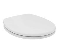 Ideal Standard Contour 21+ Toilet seat with Slim Design - White (Alpine) | Toilet seat made from durable material, S406501