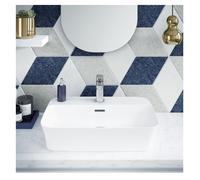 Ideal Standard Countertop Basin IPALYSS 1 hole with overflow 550x145x380mm White