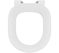 Ideal Standard D Shaped Toilet Seat Connect Freedom White Plastic without cover Duroplast E821801