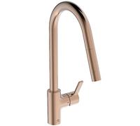 Ideal Standard Gusto - Kchenarmatur Ausladung 240mm 1F-Brause brushed copper