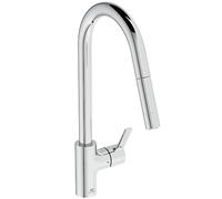 Ideal Standard Gusto - Kchenarmatur Ausladung 241mm 2F-Brause chrom