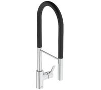 Ideal Standard - Gusto Kitchen tap, Semi-Professional, with Pull-Out Spray and Dual Spray Modes, 360° Swivel spout, 6,3 l/min, Easy to Install with EasyFix+ Fixation, smartshine Finish, Chrome