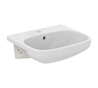Ideal Standard i.Life A 50cm Semi-recessed Bathroom Sink/Basin, 1 tap Hole, E246701, White