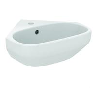 Cloakroom Basin Ideal Standard i.life A angle, 1 hole, overflow 450x410x150mm White