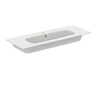 Ideal Standard - i.Life A, Rectangular washbasin top 124 cm, with Hole for taps, with Hole Overflow, White