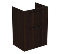Ideal Standard I.life A Standard Matt Coffee Brown Oak Effect Freestanding Bathroom Vanity Unit (H) 853mm (W) 600mm
