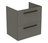 Ideal Standard I.life A Standard Matt Quartz Grey Wall-Mounted Bathroom Vanity Unit (H) 630mm (W) 600mm