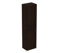 Ideal Standard I.life A Tall Matt Coffee Oak Effect Single Wall-Mounted Bathroom Cabinet (H)160Cm (W)40Cm
