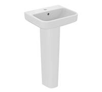 Ideal Standard i.Life B 45cm Full Pedestal Cloakroom Sink/Basin, 1 Tap Hole, E260201, White