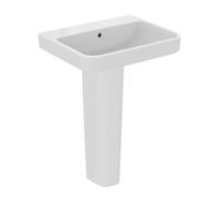 Ideal Standard i.Life B 60cm Full Pedestal Bathroom Sink/Basin, no Tap Hole, T533501, White