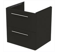 Ideal Standard I.life B Standard Matt Carbon Grey Wood Effect Wall-Mounted Bathroom Vanity Unit (H) 630mm (W) 600mm