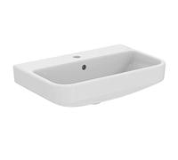 Ideal Standard i.Life S 60cm Compact Bathroom Sink/Basin, 1 tap Hole, T458301, White