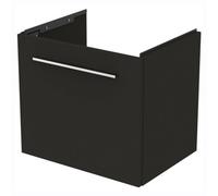 Ideal Standard I.life S Compact Matt Carbon Grey Wood Effect Wall-Mounted Bathroom Vanity Unit (H) 440mm (W) 500mm