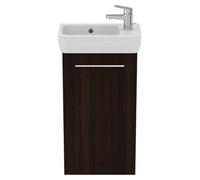Ideal Standard I.life S Matt Coffee Brown Freestanding Cloakroom Vanity Unit & Basin Set With 1 Chrome Effect Handle (W)450mm (H)740mm