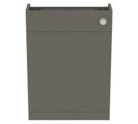 Ideal Standard I.life S Matt Quartz Grey Modern Freestanding Slimline Toilet Cabinet (H)835mm X (W)600mm