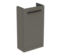 Ideal Standard I.life S Slimline Matt Quartz Grey Freestanding Bathroom Vanity Unit (H) 740mm (W) 410mm