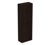 Ideal Standard I.life S Tall Matt Coffee Brown Oak Effect Single Wall-Mounted Bathroom Cabinet (H)120Cm (W)40Cm
