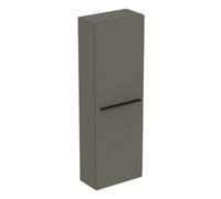 Ideal Standard I.life S Tall Matt Quartz Grey Single Wall-Mounted Bathroom Cabinet (H)120Cm (W)40Cm