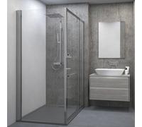 Ideal Standard i.life Ultra Flat S Non Slip Shower Tray 1000 x 700mm Concrete Grey - T5240FS
