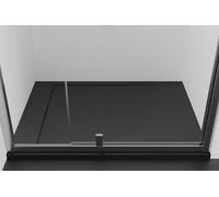 Ideal Standard i.life Ultra Flat S Non Slip Shower Tray 900 x 700mm Jet Black - T5237FV