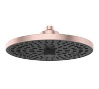 Ideal Standard Idealrain Alu+ Head Shower, Rosé, Ø 26 cm, 2 Spray Modes | Round rain shower, Rain & SilkRain via rotary diverter, MaxFlow flow limiter 12 l/min, EasyClean nozzles