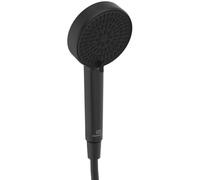 Ideal Standard - Alu+, Aluminium Hand Shower for Shower with Two Functions, Diameter 10 cm, Black Silk