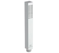 Ideal Standard Idealrain Single Spray Pattern Square Stick Shower Head, BD320AA, Chrome