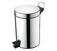 Ideal Standard IOM 3 Litre Pedal Bathroom Bin, Stainless Steel, A9104MY
