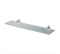 Ideal Standard IOM 52cm Frosted Glass Shelf with Chrome Fixings, A9124AA