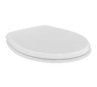 Ideal Standard - Multi Suites Toilet seat and Cover, Sandwich Design, Universal Shape, UV-Resistant, Durable, Inclusive Hinge Set, Easy to Install, Scratch-Resistant duroplast, White Glossy