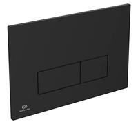 Ideal Standard Oleas M2 Mechanical Dual Flush Toilet Plate - Black