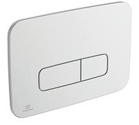 Ideal Standard Oleas M3 mechanical dual flush plate. Matt chrome. R0123JG