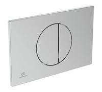 Ideal Standard Oleas M5 Brushed Chrome Dual Flushing Plate (H)150mm (W)230mm
