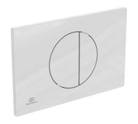 Ideal Standard Oleas M5 Gloss White Dual Flushing Plate (H)150mm (W)230mm