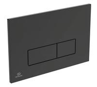 Ideal Standard Oleas P2 Pneumatic Silk Black Wall-Mounted Dual Flushing Plate (H)154mm (W)234mm