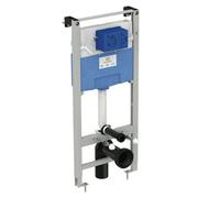 Ideal Standard ProSys Pneumatic Wall Hung Toilet Frame and Cistern, 1150mm Height, 120mm Depth, Front Flush Operation, R031367
