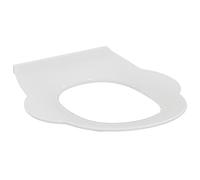 Ideal Standard D Shaped Toilet Seat Contour 21 White Plastic without cover Duroplast S454201