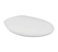 Ideal Standard San Remo Universal Wrapover Toilet Seat, oval shape - White | Universal toilet seat suitable for standard toilets, K705401