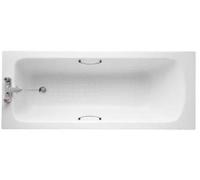 Ideal Standard Sandringham 21 Straight Bath with Handgrips 1700 x 700 2 Tap Holes E028401