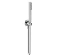 Shower Kit - Ideal Standard Idealrain Pencil Shower Set with Shower Head Holder/Wall Outlet, 1.6m Shower Hose and 1 Spray Pattern Pencil Shower Head, Chrome, BC544AA